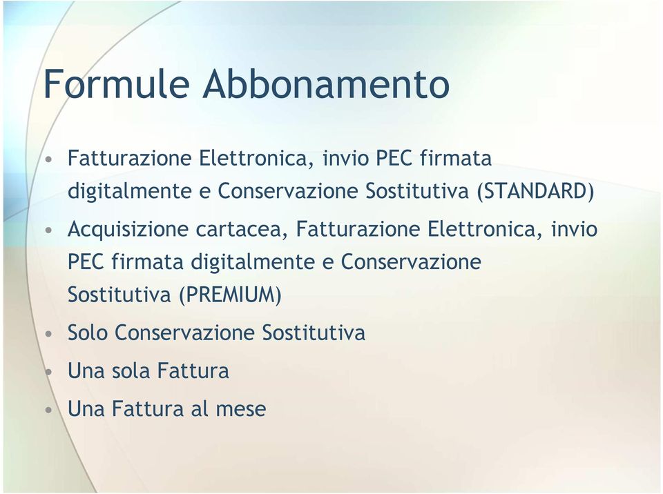 Fatturazione Elettronica, invio PEC firmata digitalmente e Conservazione