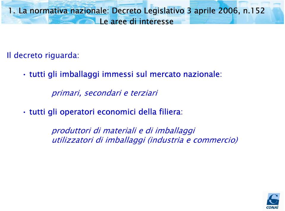 mercato nazionale: primari, secondari e terziari tutti gli operatori economici