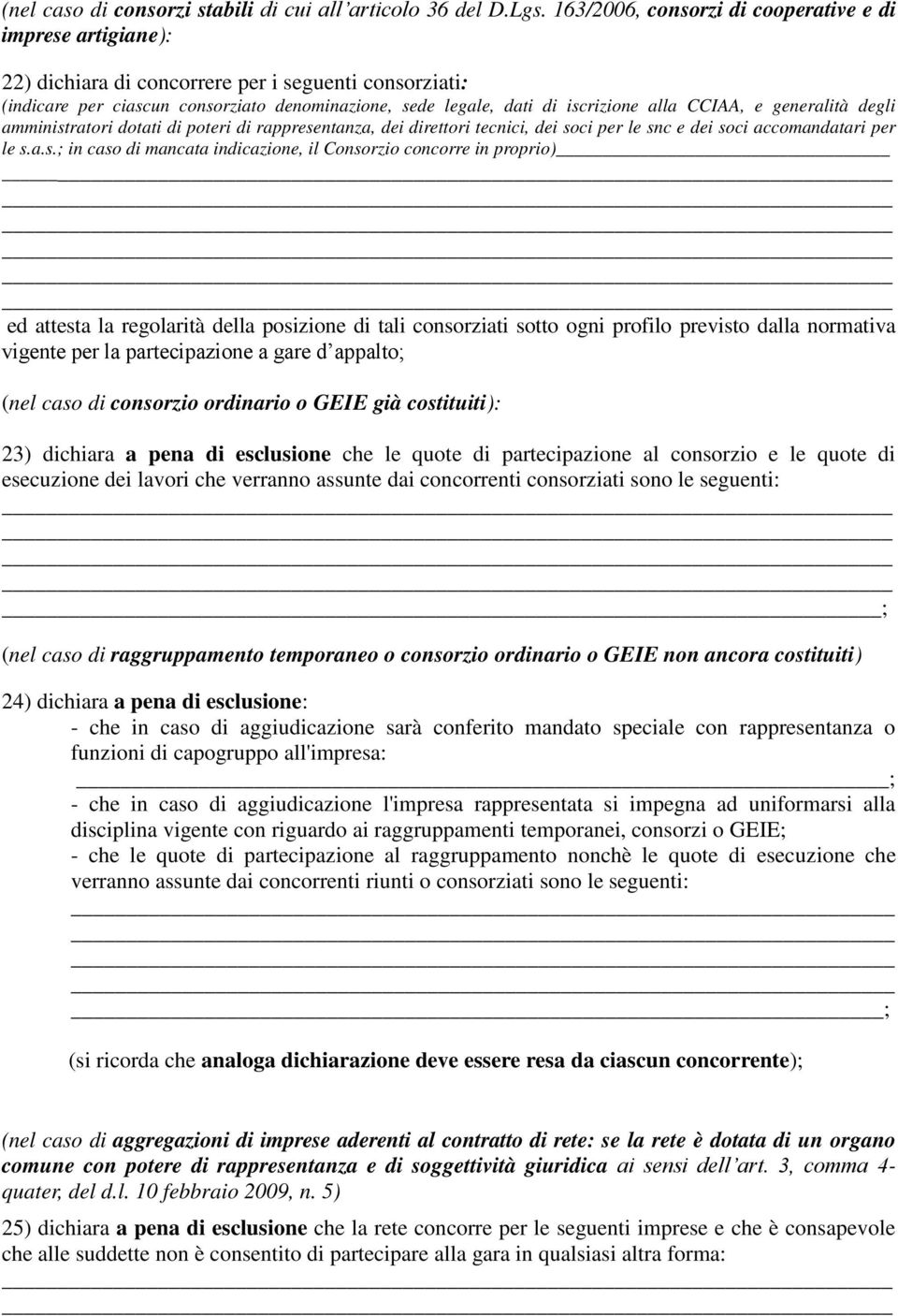 CCIAA, e generalità degli amminist