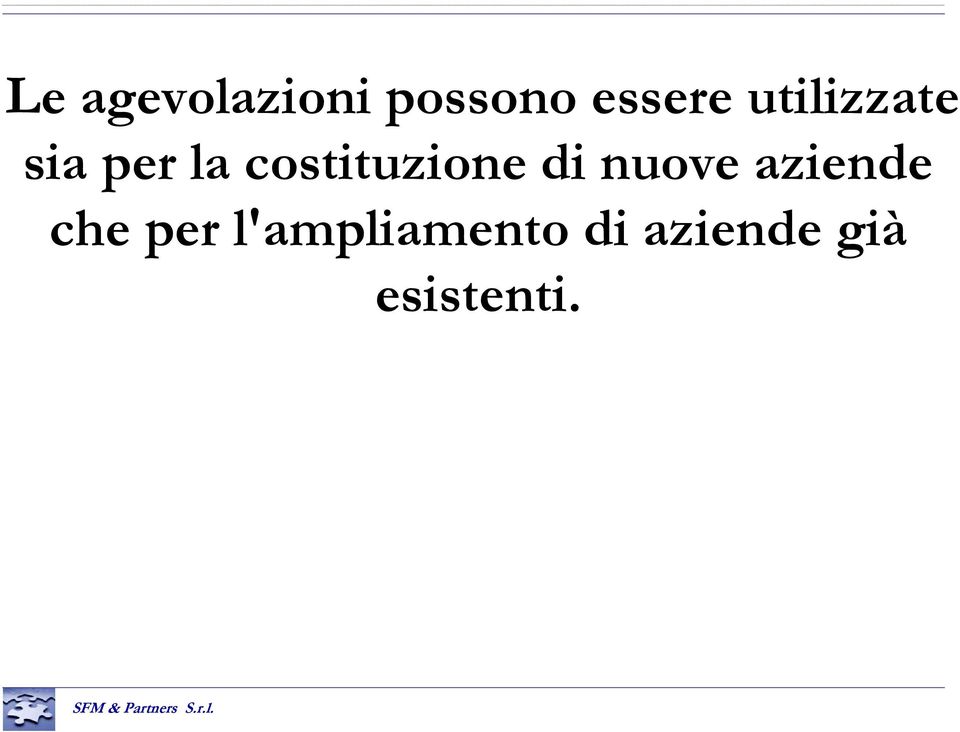 costituzione di nuove aziende