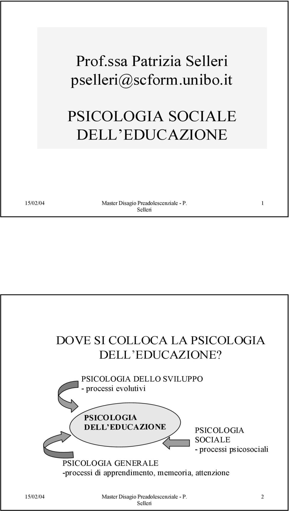 EDUCAZIONE?