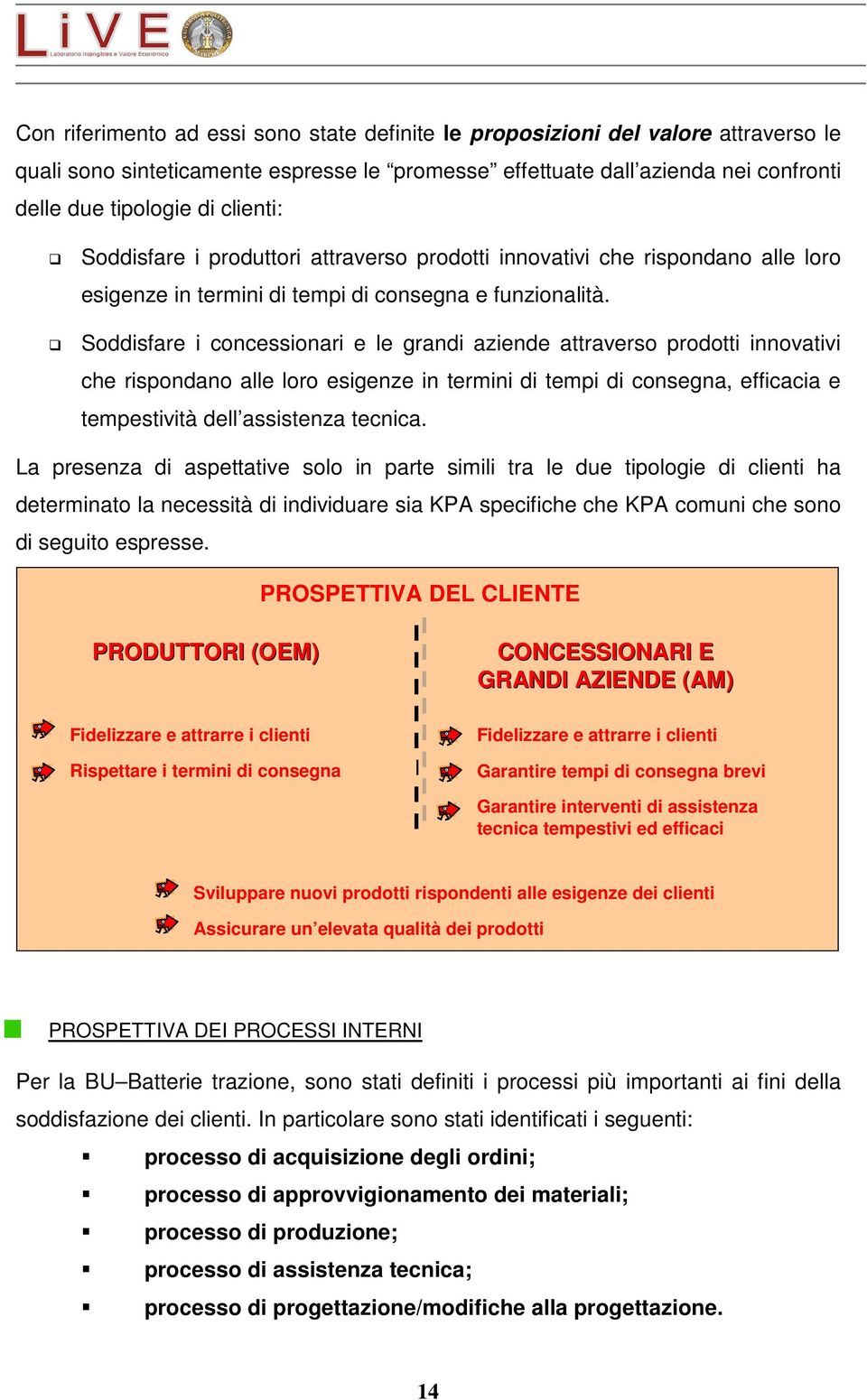 Soddisfare i concessionari e le grandi aziende attraverso prodotti innovativi che rispondano alle loro esigenze in termini di tempi di consegna, efficacia e tempestività dell assistenza tecnica.