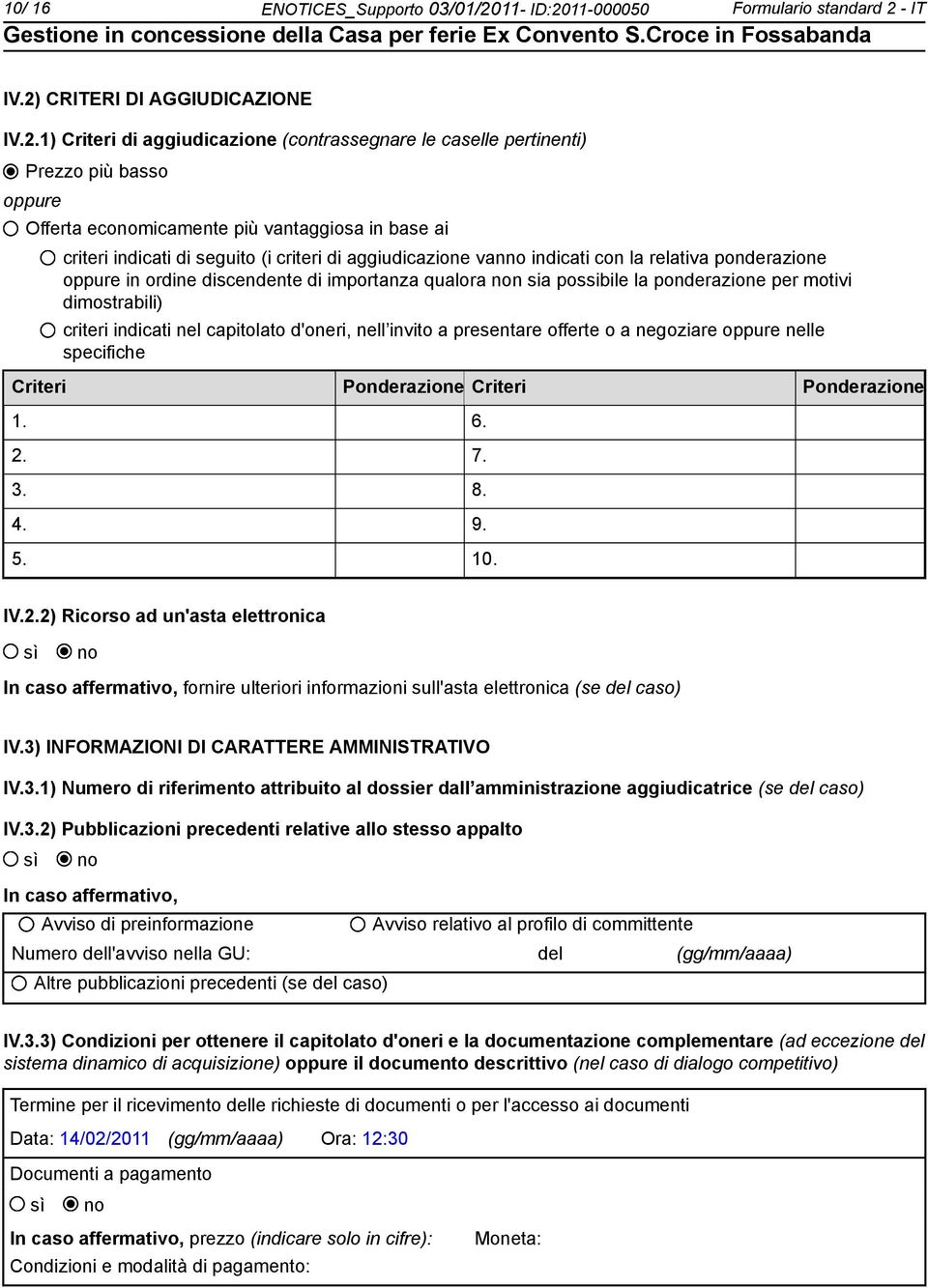 11-000050 Formulario standard 2 