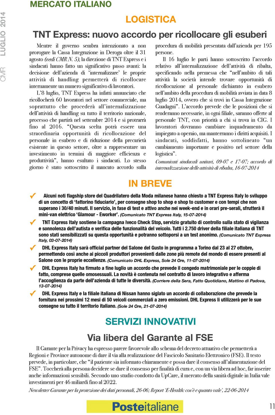 internamente un numero significativo di lavoratori.