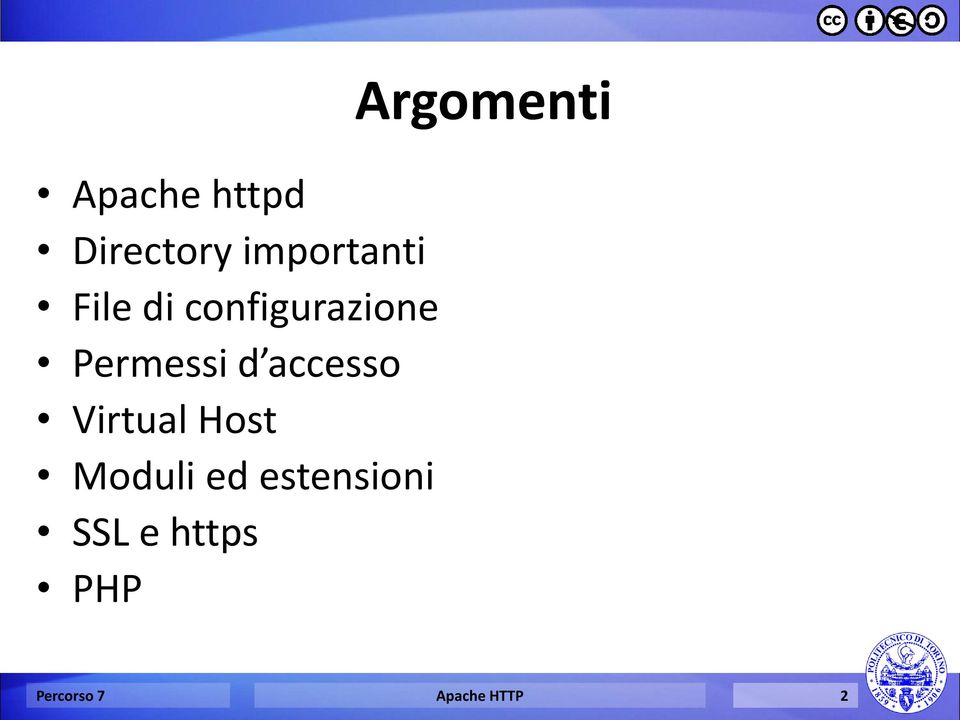 Virtual Host Moduli ed estensioni SSL e