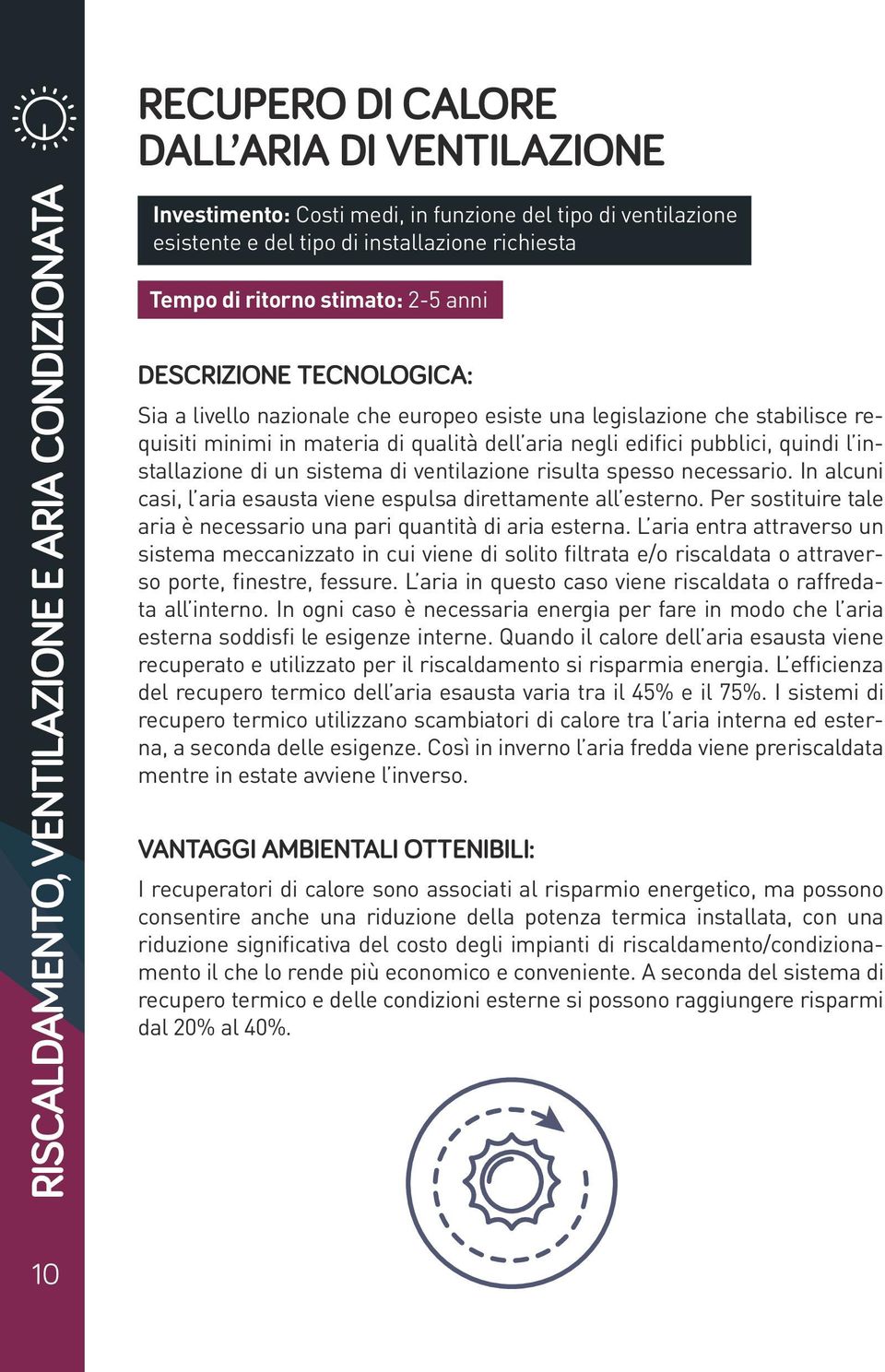 l installazione di un sistema di ventilazione risulta spesso necessario. In alcuni casi, l aria esausta viene espulsa direttamente all esterno.