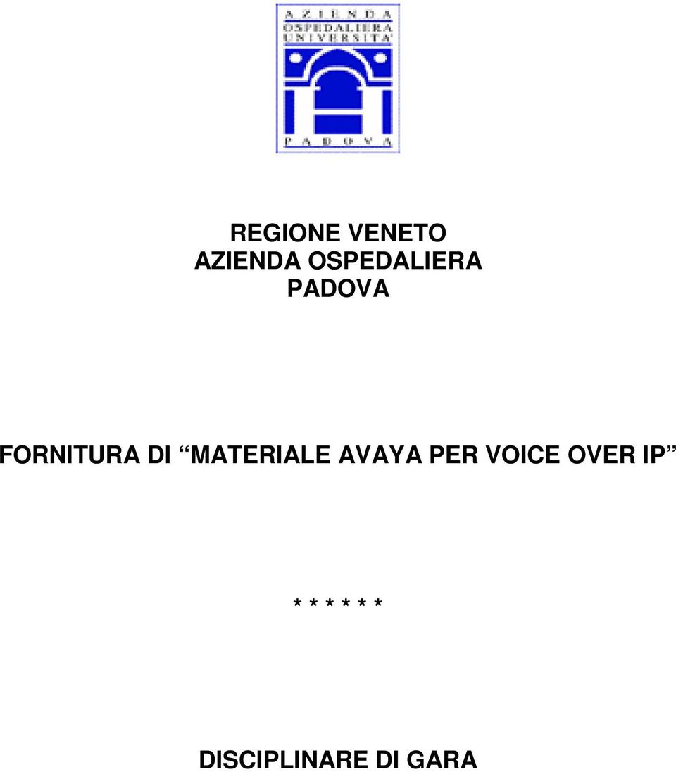 DI MATERIALE AVAYA PER VOICE