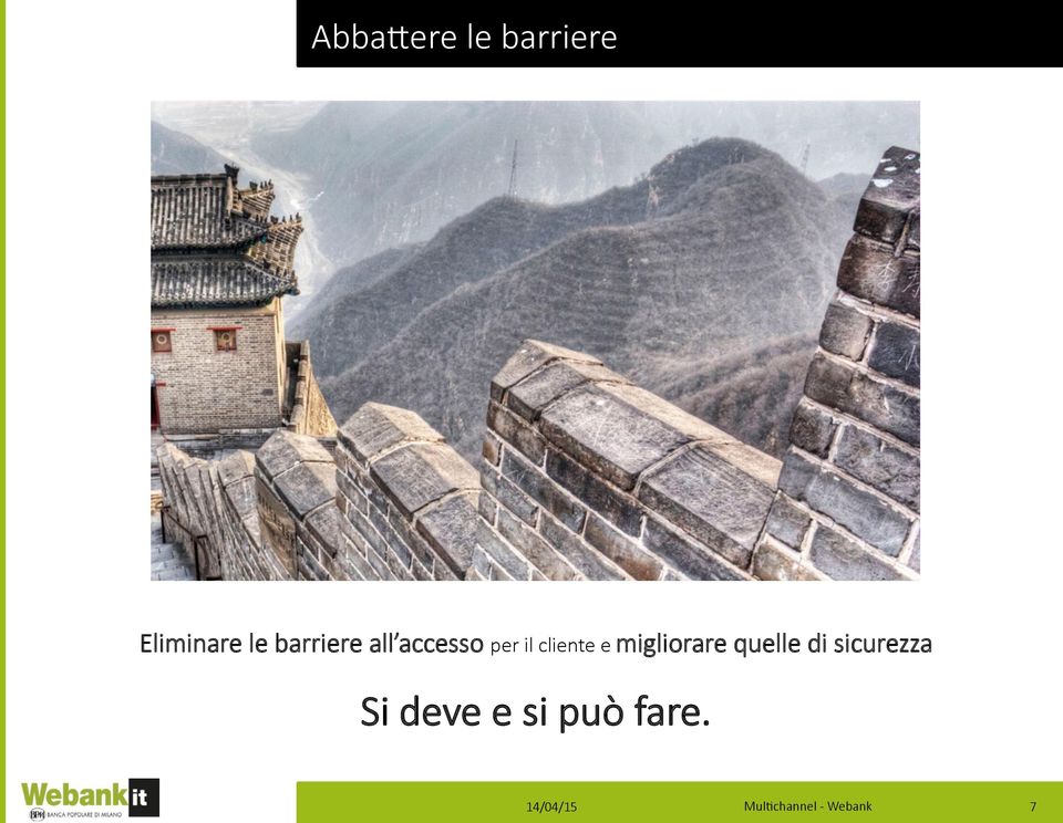 e migliorare quelle di sicurezza Si