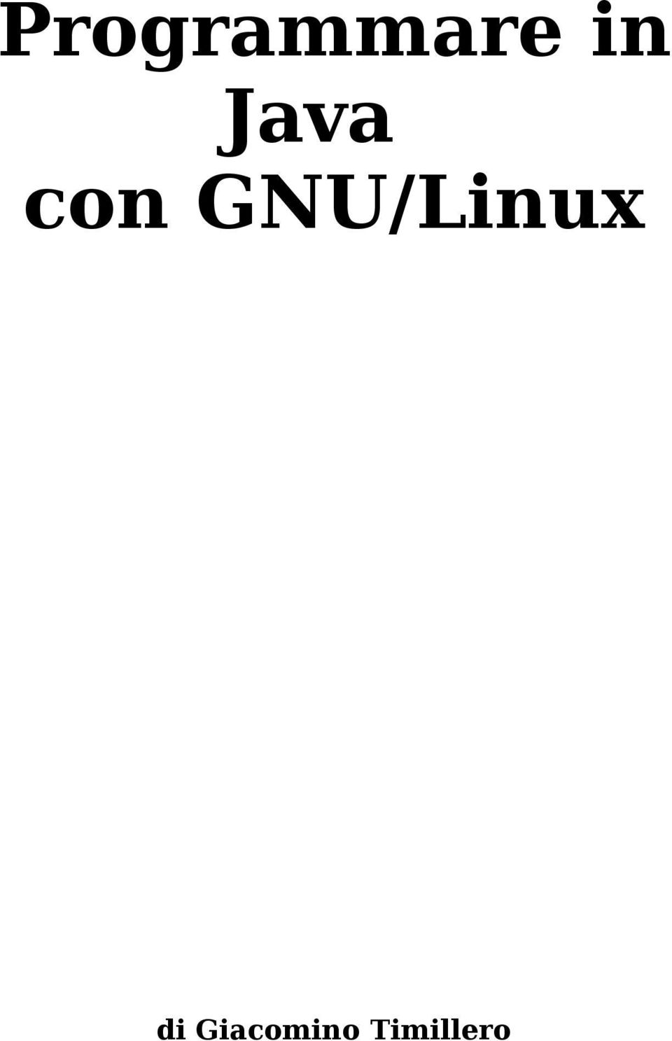 GNU/Linux di