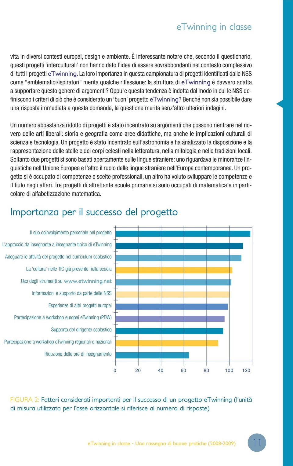 La loro importanza in questa campionatura di progetti identificati dalle NSS come emblematici/ispiratori merita qualche riflessione: la struttura di etwinning è davvero adatta a supportare questo