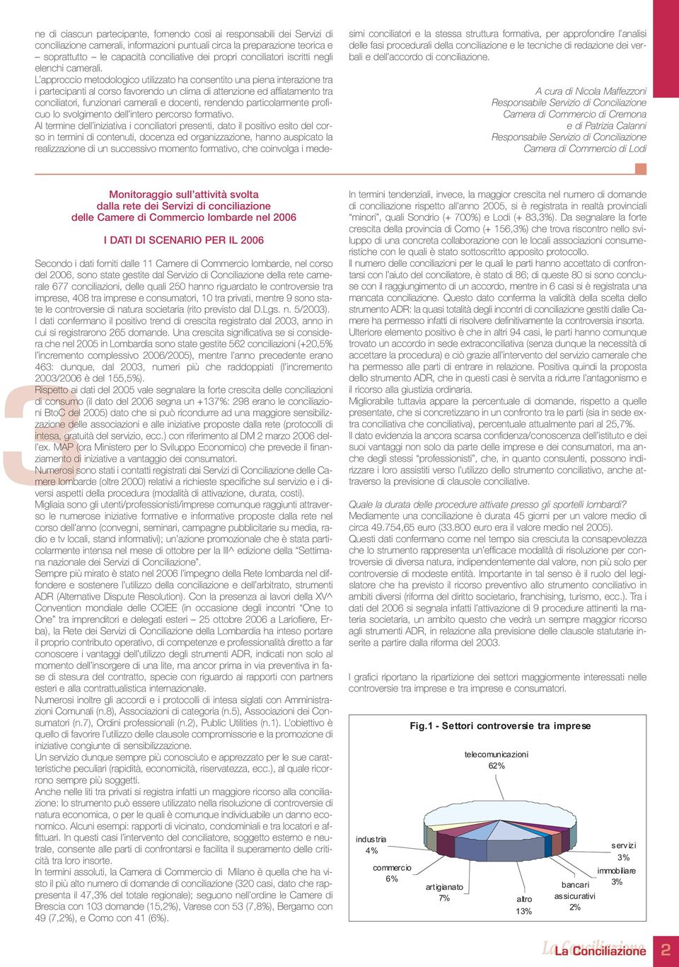 L approccio metodologico utilizzato ha consentito una piena interazione tra i partecipanti al corso favorendo un clima di attenzione ed affiatamento tra conciliatori, funzionari camerali e docenti,