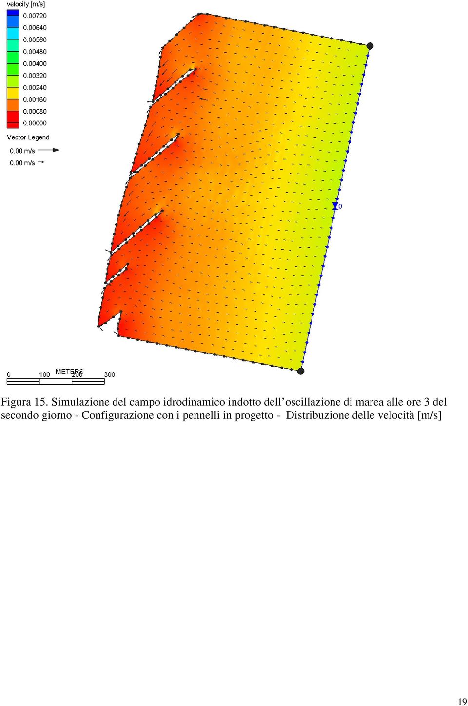 oscillazione di marea alle ore 3 del secondo