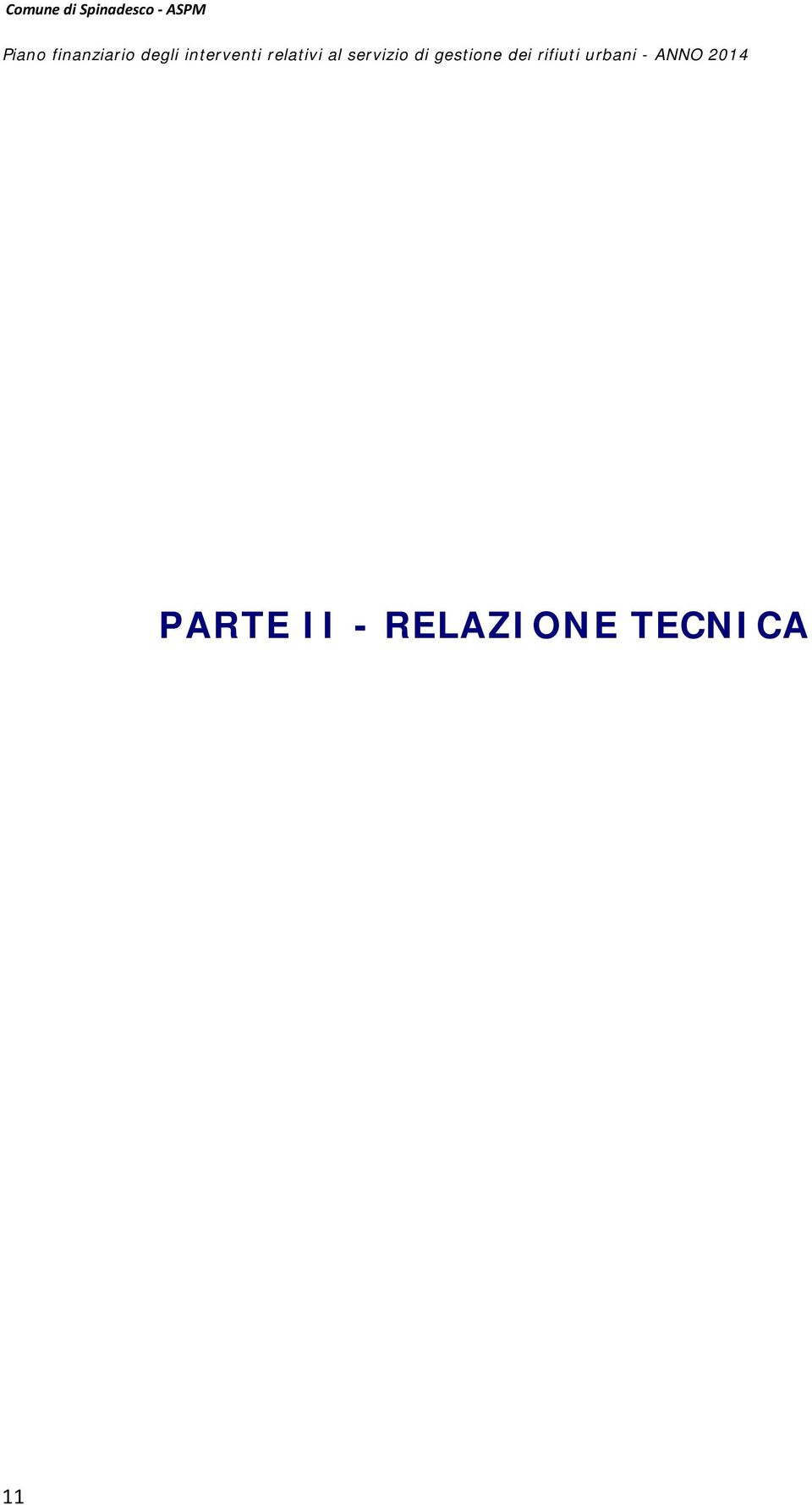 RELAZIONE