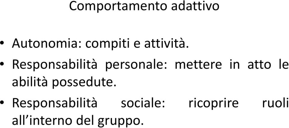 Responsabilità personale: mettere in atto le