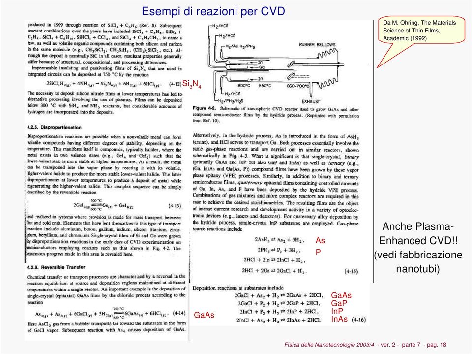 3 N 4 As P Anche Plasma- Enhanced CVD!