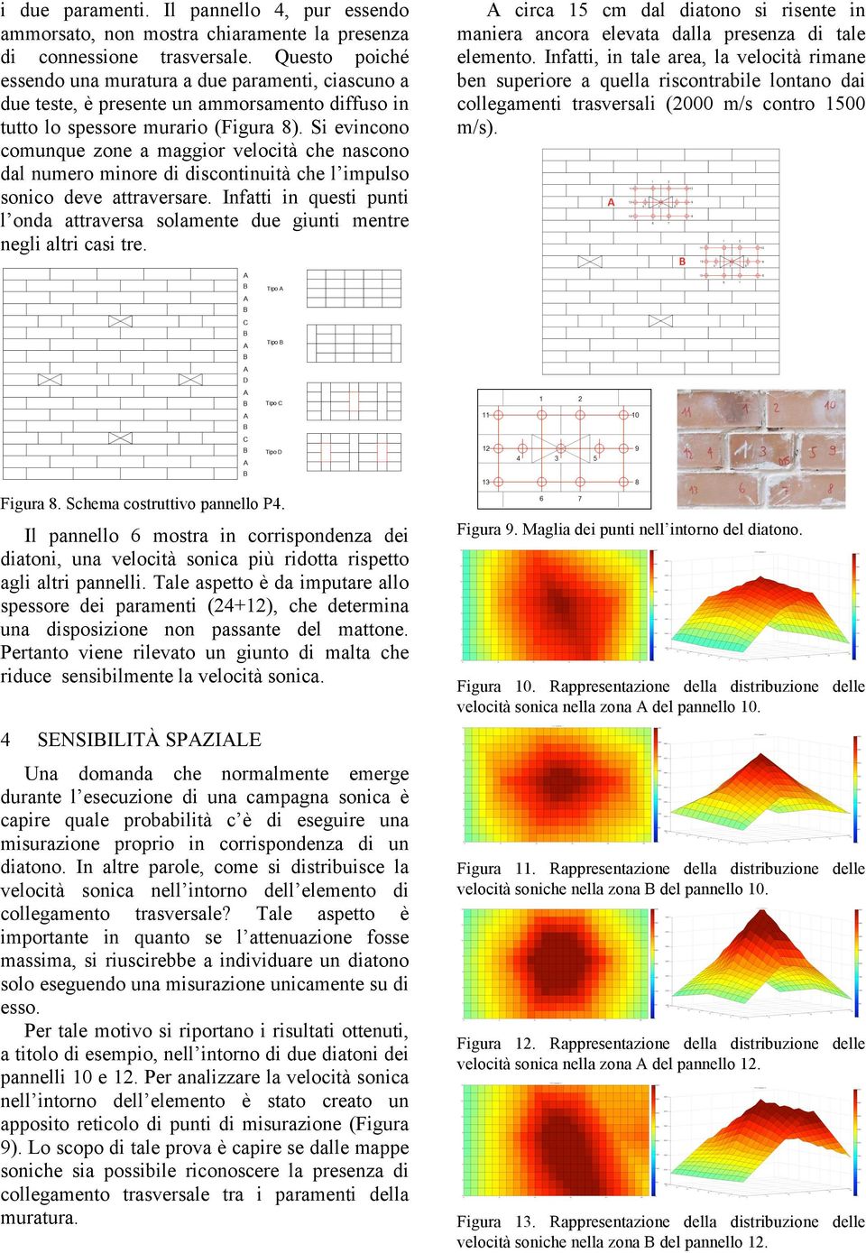 Si evincono comunque zone a maggior velocità che nascono dal numero minore di discontinuità che l impulso sonico deve attraversare.