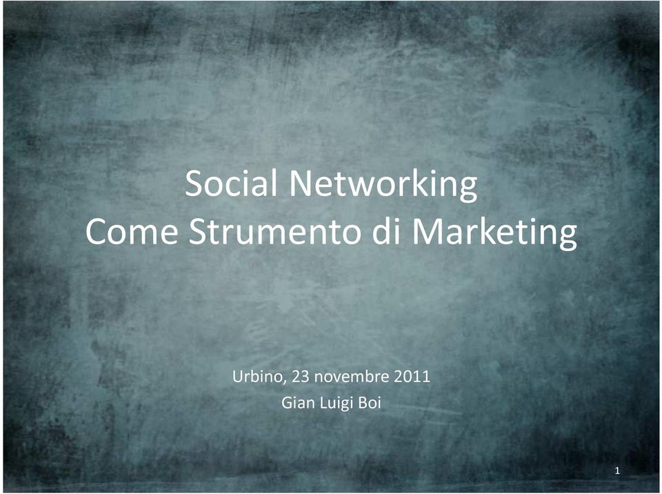 Marketing Urbino, 23