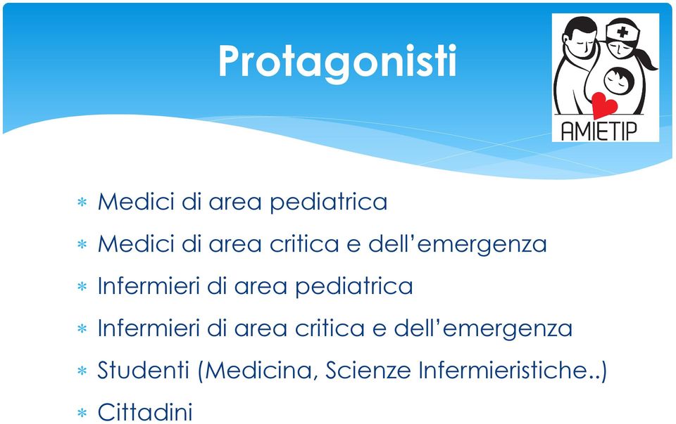 pediatrica Infermieri di area critica e dell