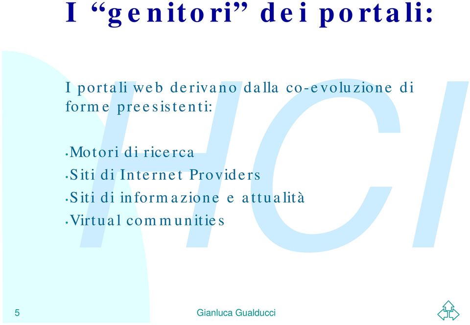 Motori di ricerca Siti di Internet Providers