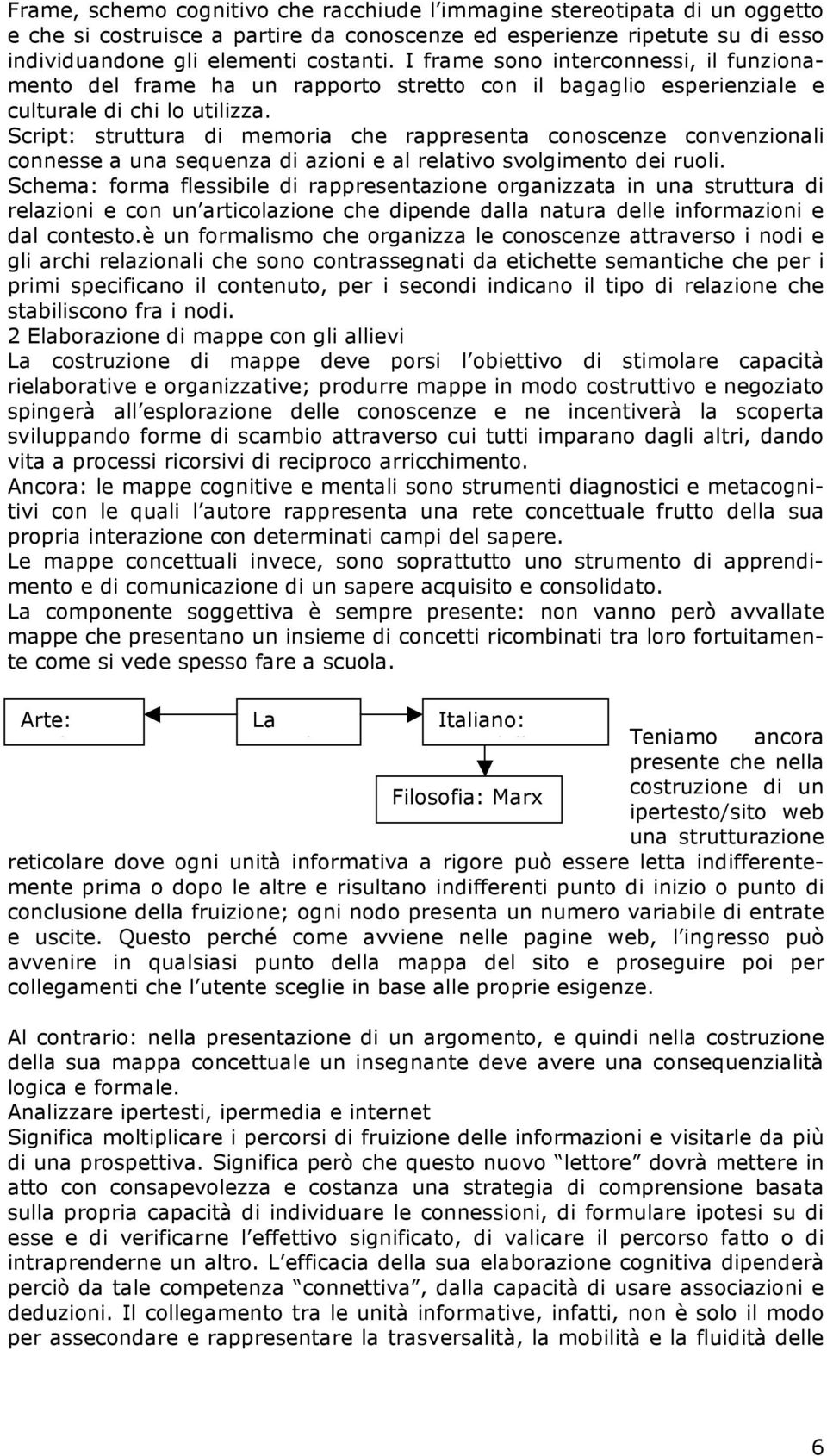 Script: struttura di memoria che rappresenta conoscenze convenzionali connesse a una sequenza di azioni e al relativo svolgimento dei ruoli.