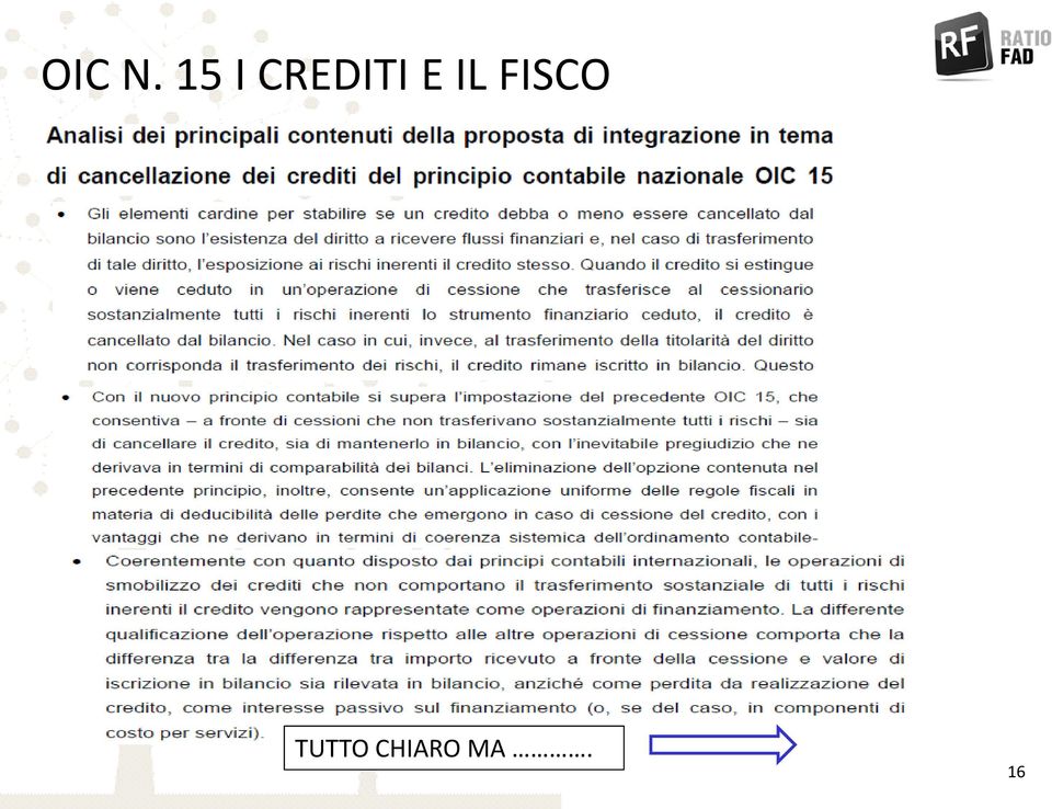 E IL FISCO