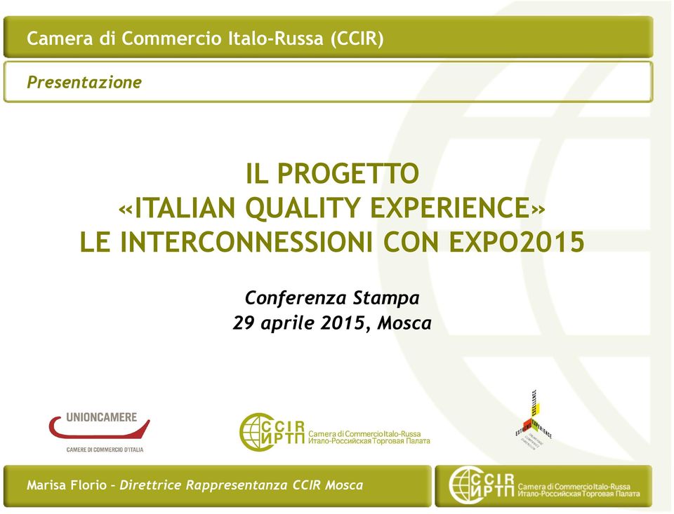 INTERCONNESSIONI CON EXPO2015