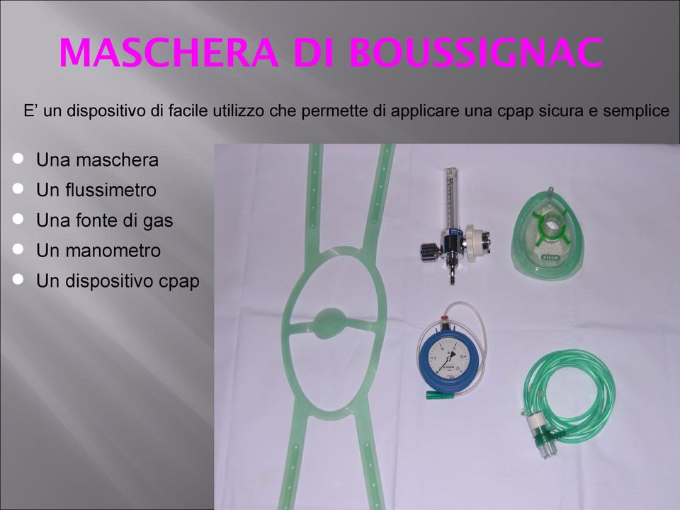 cpap sicura e semplice Una maschera Un