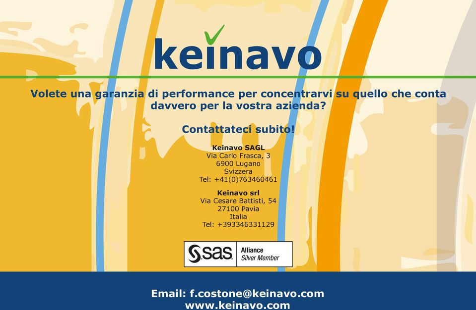 Keinavo SAGL Via Carlo Frasca, 3 6900 Lugano Svizzera Tel: +41(0)763460461