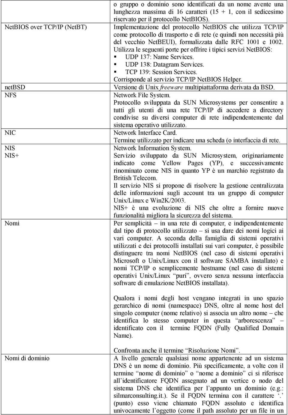 Implementazione del protocollo NetBIOS che utilizza TCP/IP come protocollo di trasporto e di rete (e quindi non necessità più del vecchio NetBEUI), formalizzata dalle RFC 1001 e 1002.