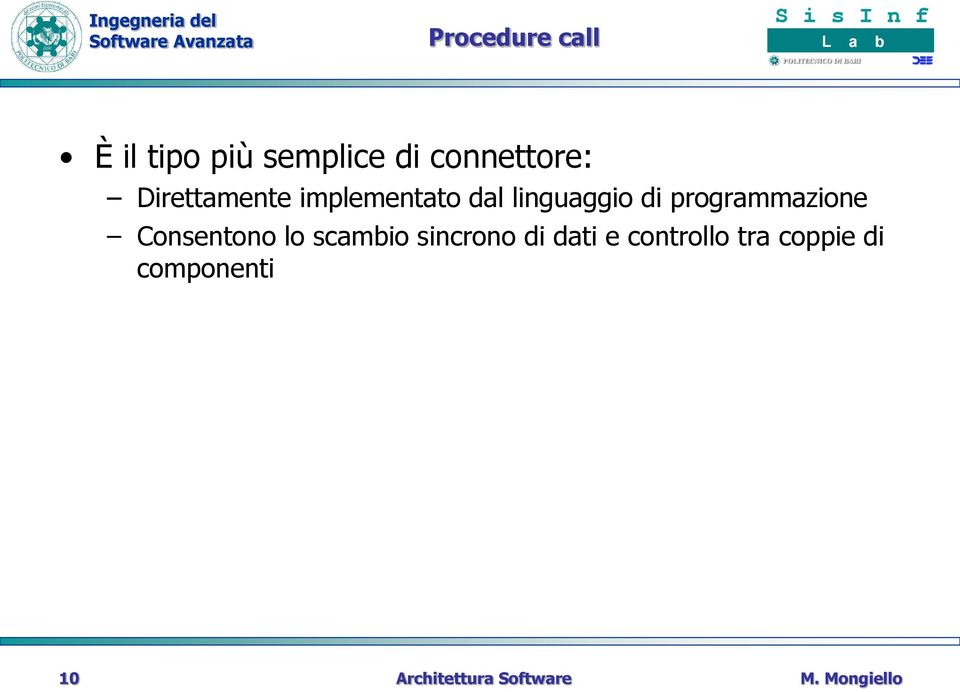 linguaggio di programmazione Consentono lo