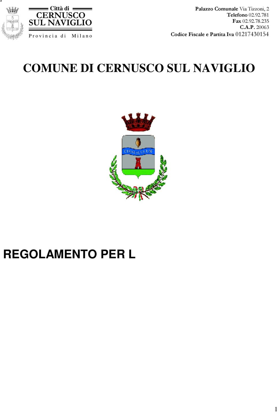 ASSOCIAZIONI Via Buonarroti APPROVATO CON