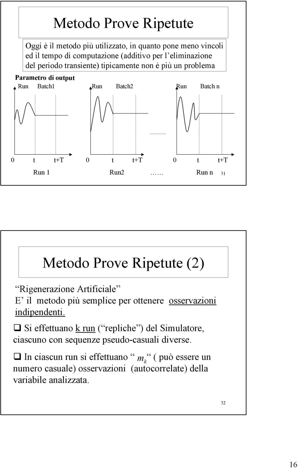 Ripetute () Rigeerazioe Artificiale E il metodo più semplice per otteere osservazioi idipedeti.