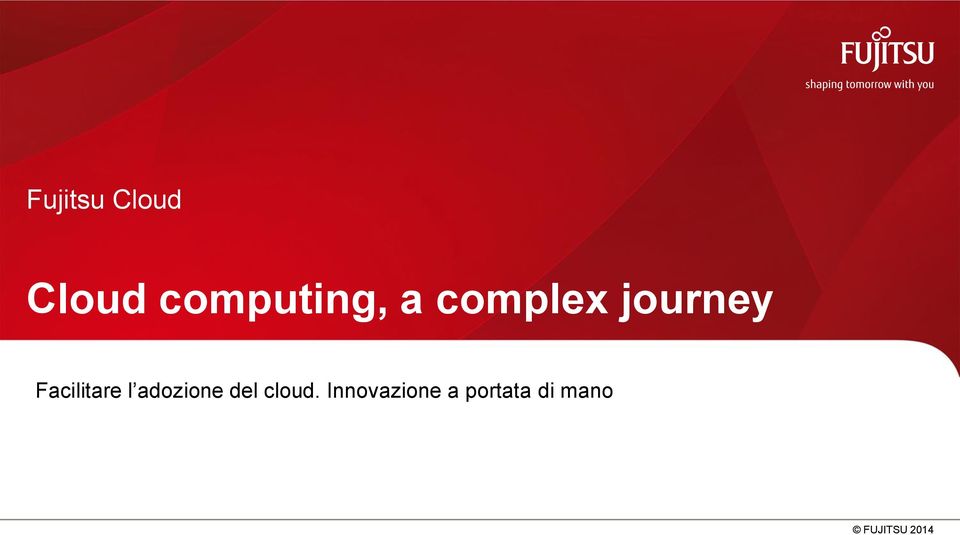 adozione del cloud.