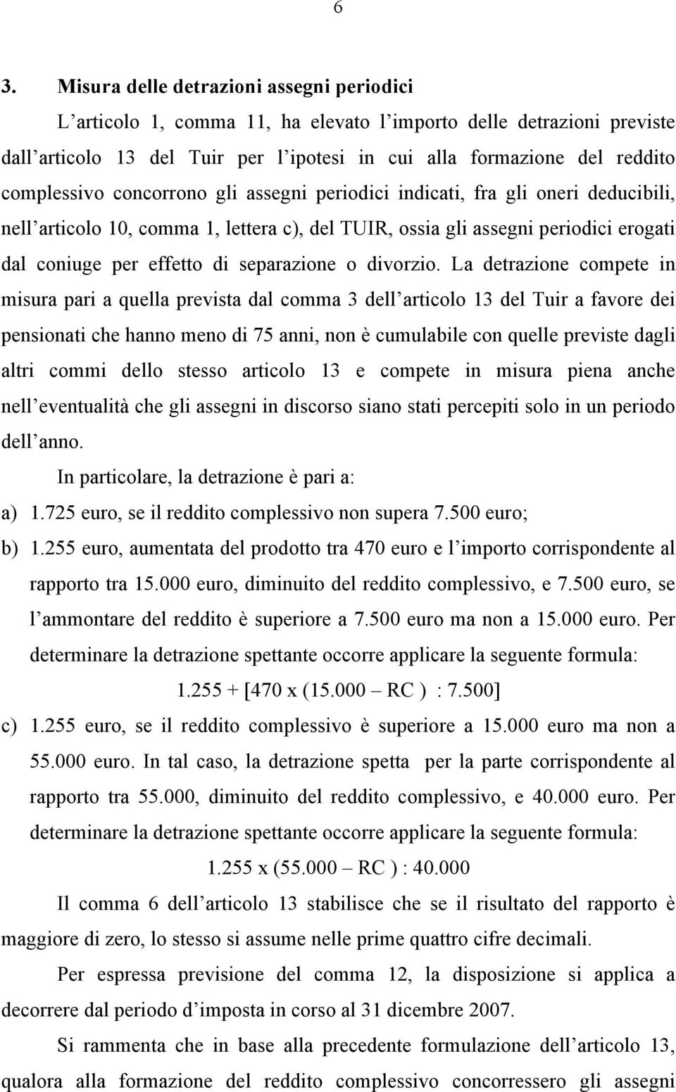 separazione o divorzio.