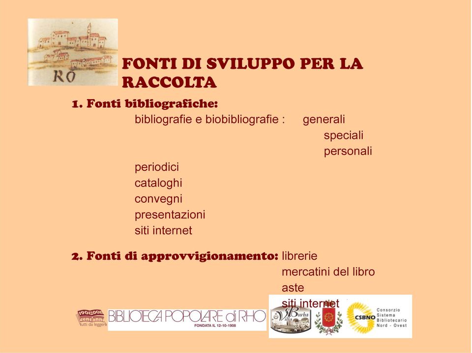 periodici cataloghi convegni presentazioni siti internet