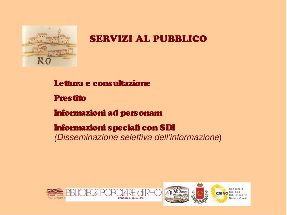 ad personam Informazioni speciali con