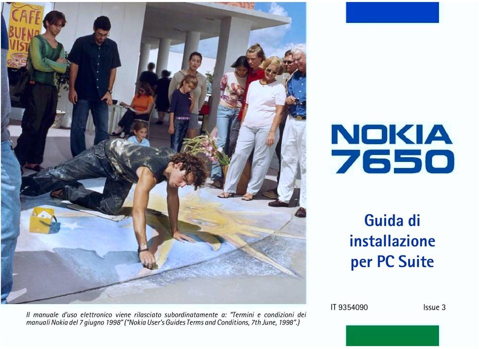 condizioni dei manuali Nokia del 7 giugno 1998 ( Nokia User