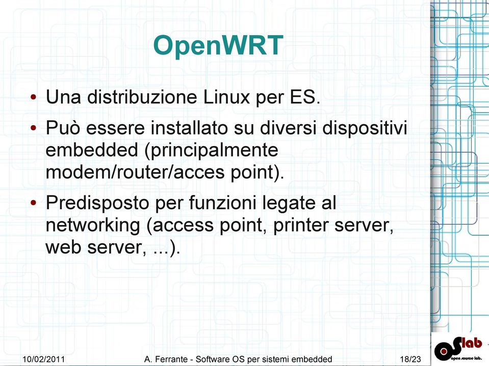 modem/router/acces point).