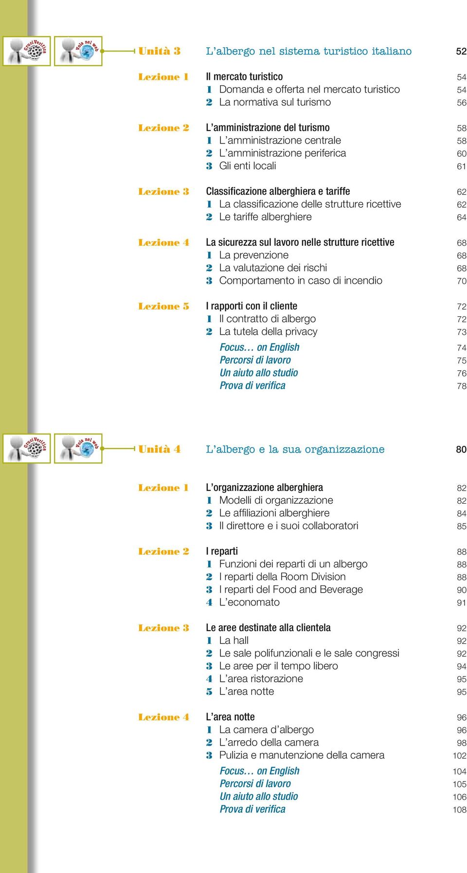 strutture ricettive 62 2 Le tariffe alberghiere 64 Lezione 4 La sicurezza sul lavoro nelle strutture ricettive 68 1 La prevenzione 68 2 La valutazione dei rischi 68 3 Comportamento in caso di