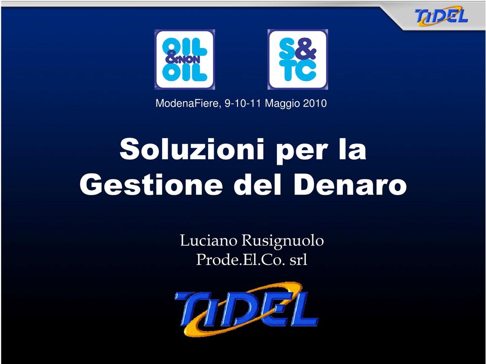 la Gestione del Denaro