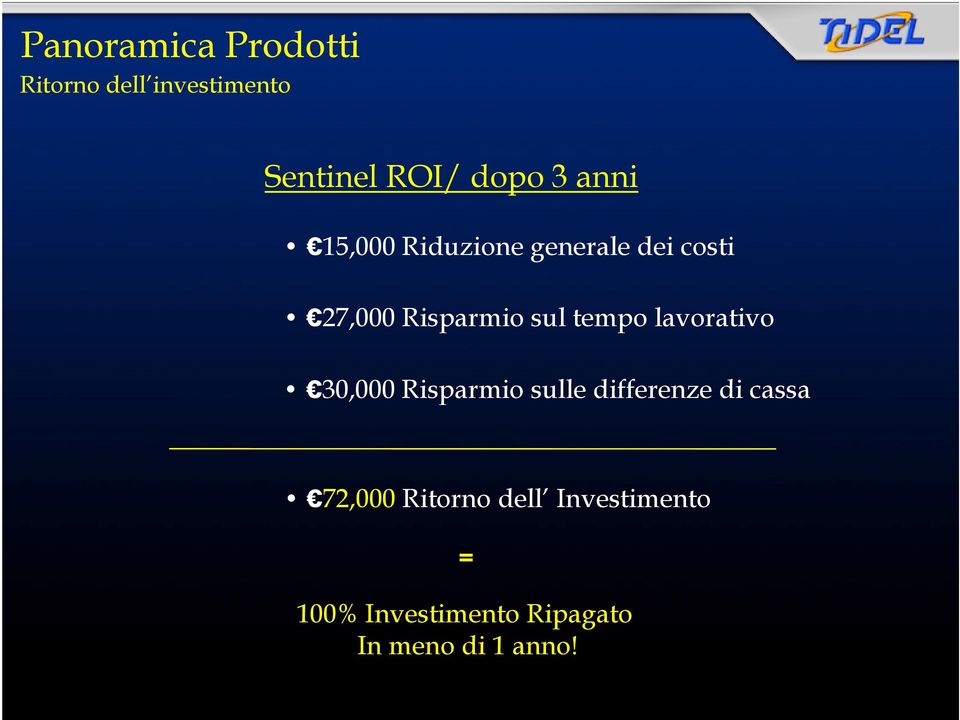 lavorativo 30,000 Risparmio sulle differenze di cassa 72,000