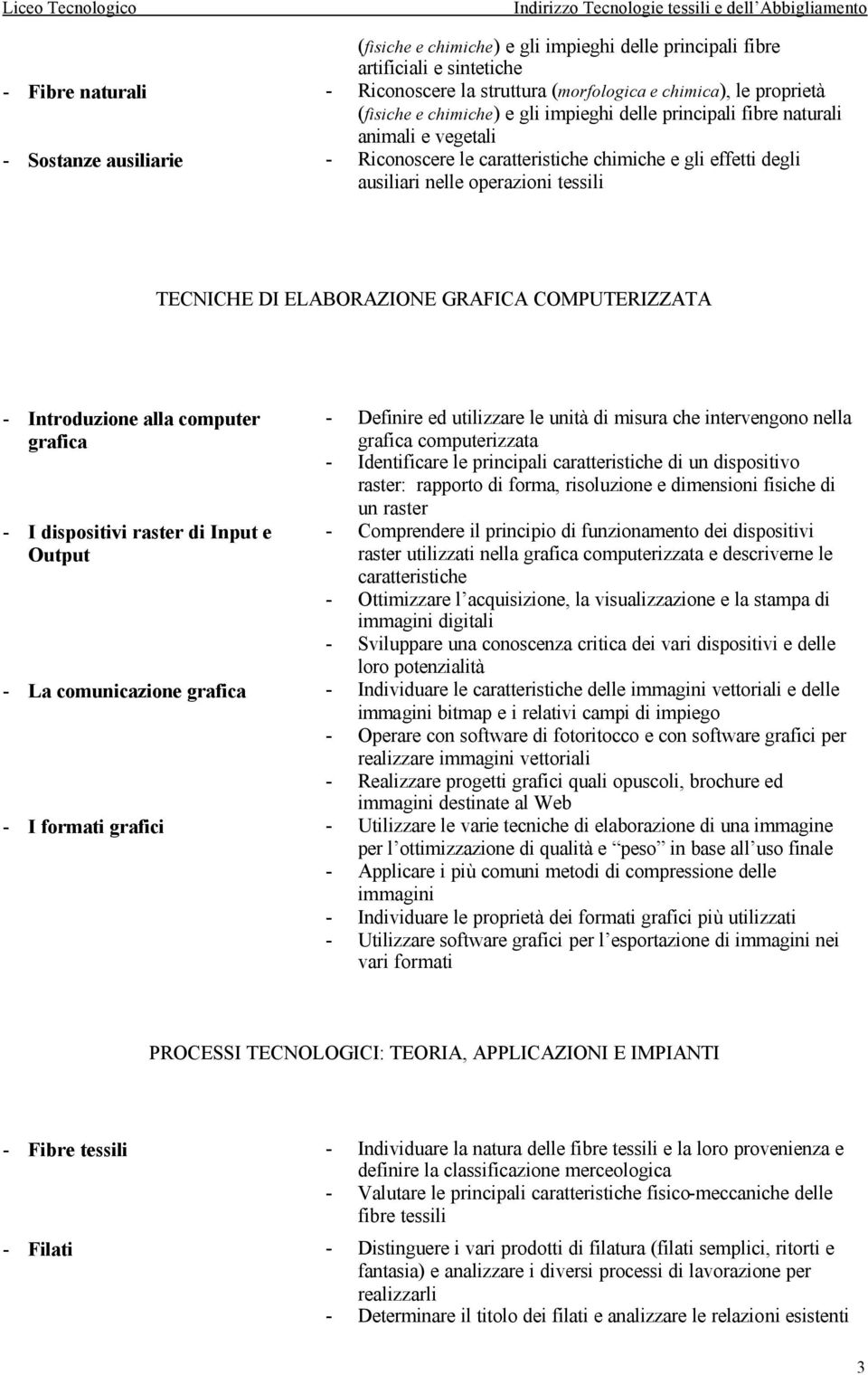 ELABORAZIONE GRAFICA COMPUTERIZZATA - Introduzione alla computer grafica - I dispositivi raster di Input e Output - Definire ed utilizzare le unità di misura che intervengono nella grafica