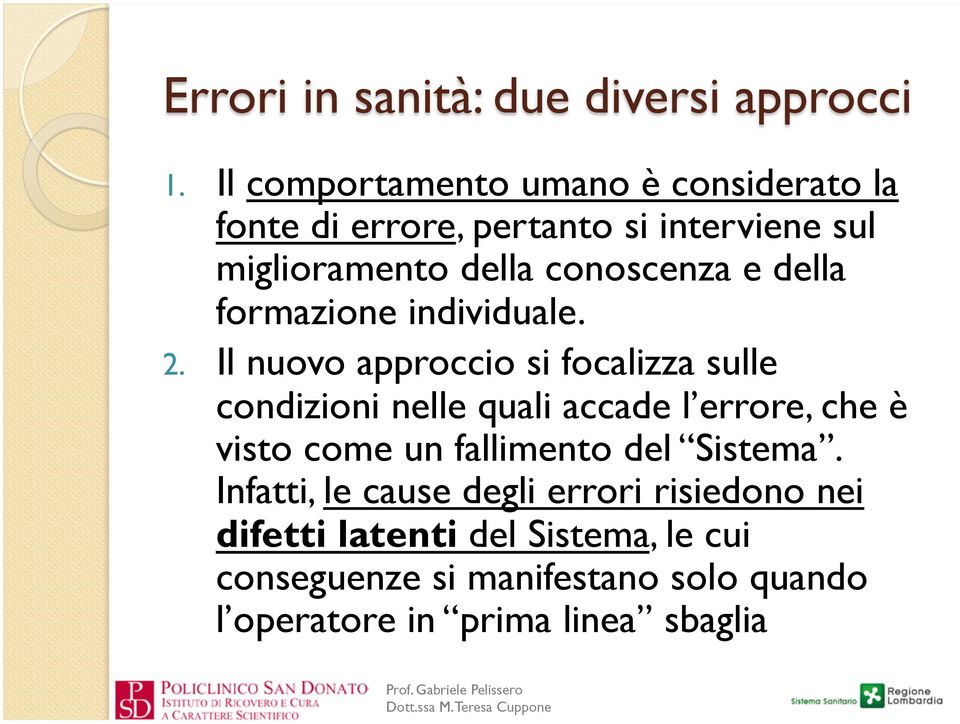 della formazione individuale. 2.