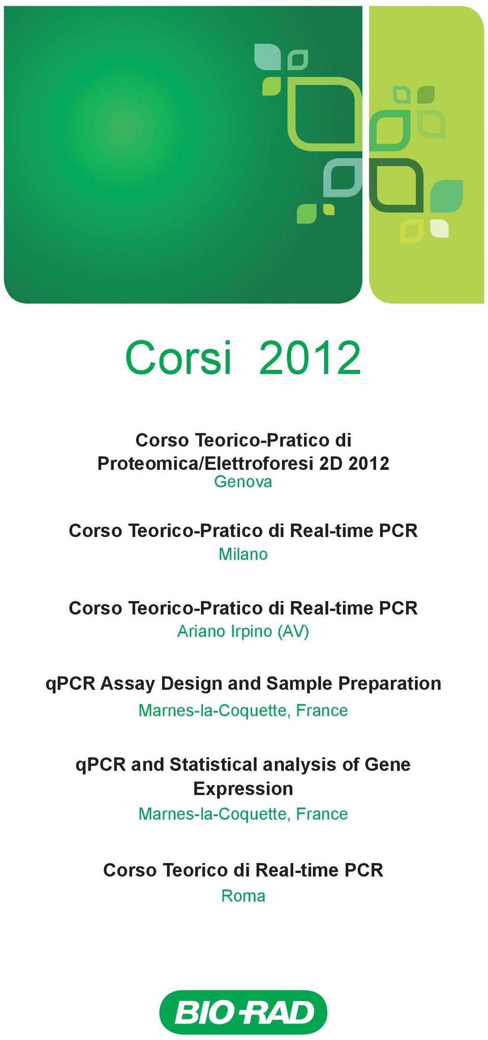 Irpino (AV) qpcr Assay Design and Sample Preparation Marnes-la-Coquette, France qpcr and