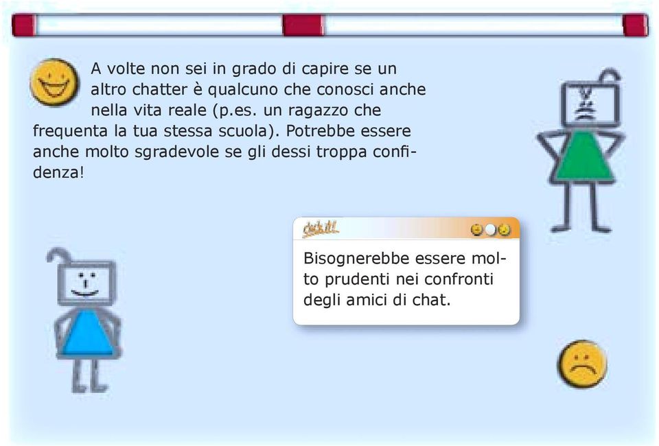 un ragazzo che frequenta la tua stessa scuola).