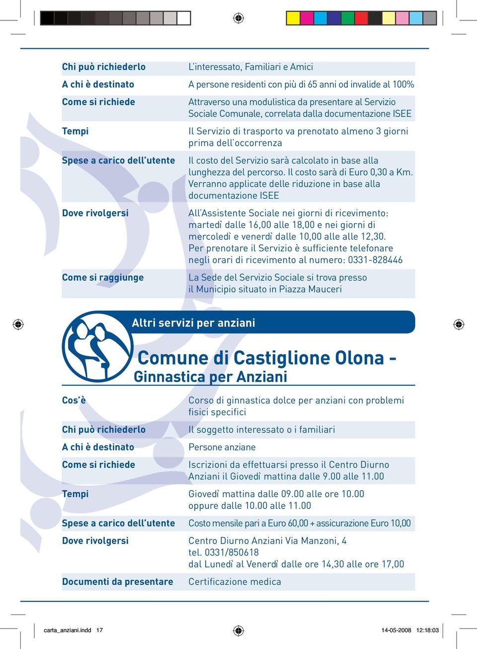 Il costo sarà di Euro 0,30 a Km.