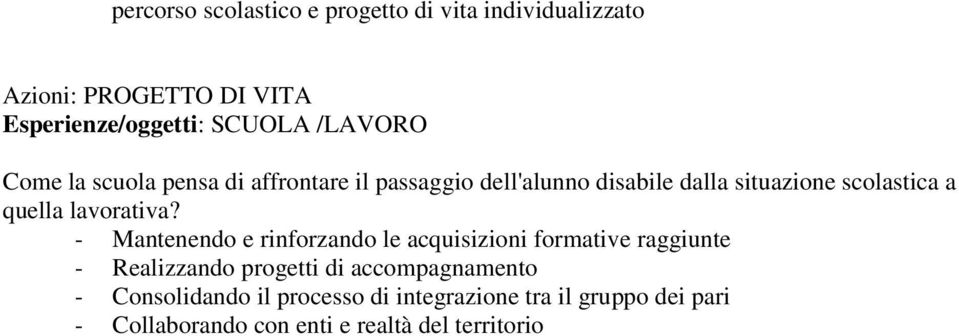 quella lavorativa?