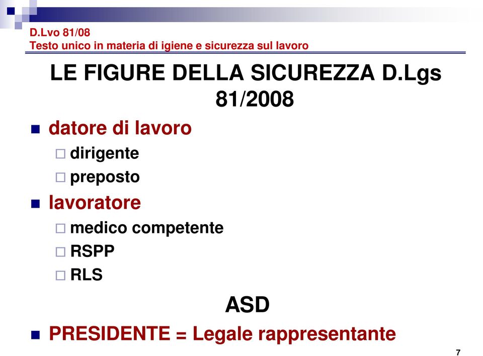 preposto lavoratore medico competente