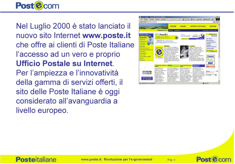 Postale su Internet.