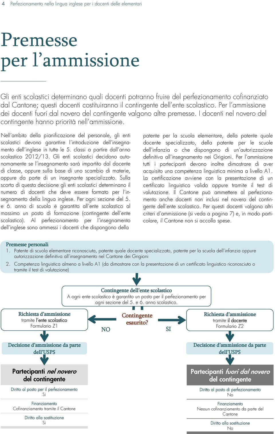 I docenti nel novero del contingente hanno priorità nell ammissione.